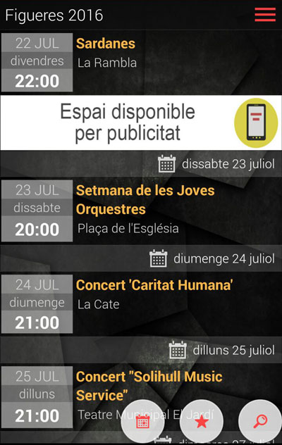 Android App : Seccióm publicidad