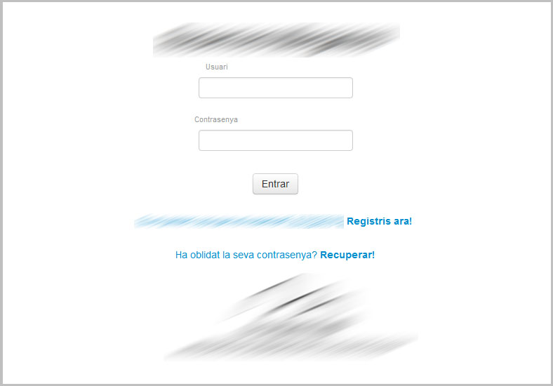 Parte cliente : login